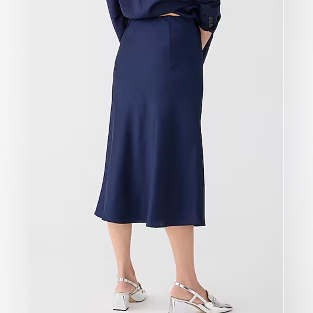 J Crew Gwyneth satin slip skirt - like-new condition!